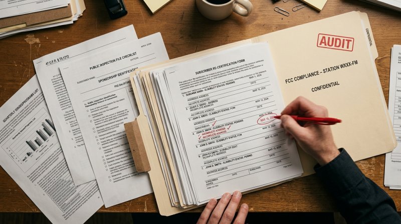 Your FCC Re-Certification Deadline Passed. Now the Audit Letter Is Coming.